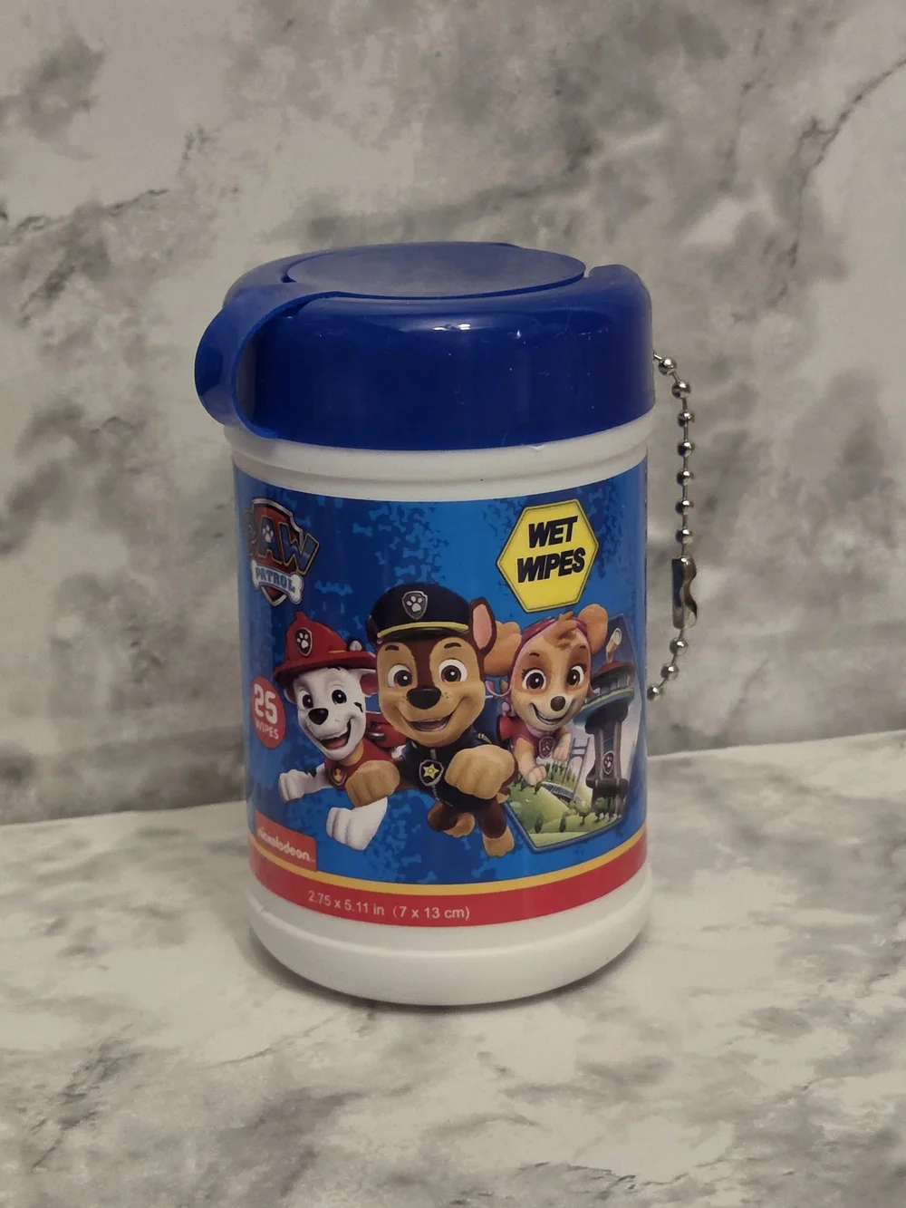 PAW Patrol Kids Pink Bath Set with Mitt, Sponge, Pouf, Lip Balm & Wet Wipes